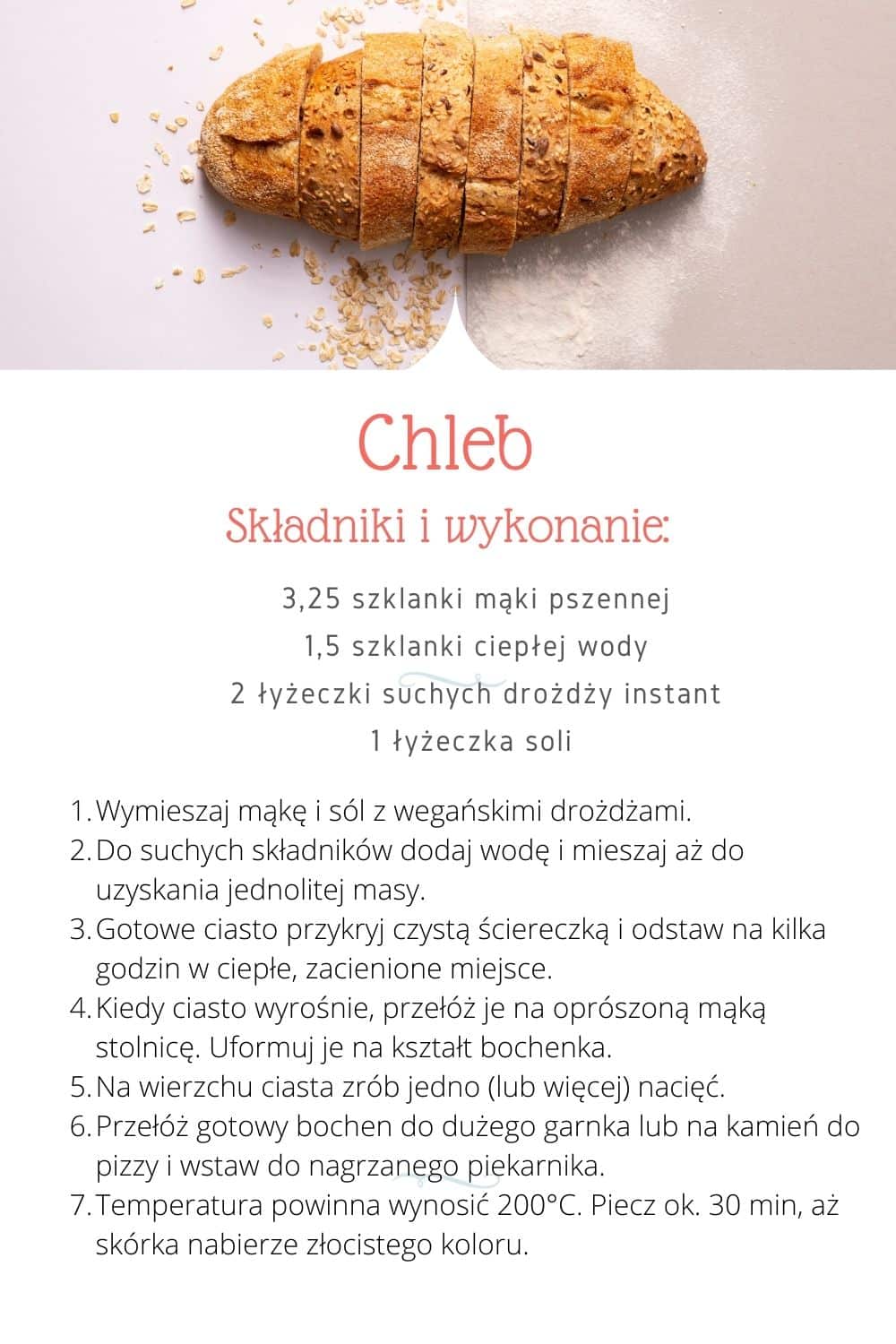 przepis na chleb wegetariański