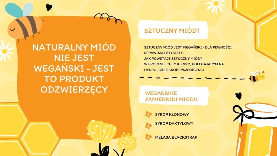 czy miód jest wegański